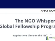 NGO Whisperer Global Fellowship Programme 2026 (7-Month Virtual Leadership Development for NGO Leaders) NGO Whisperer Global Fellowship Programme 2026 (7-Month Virtual Leadership Development for NGO Leaders)