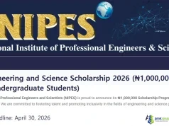 NIPES Engineering and Science Scholarship 2026 (₦1,000,000 Award for Nigerian Undergraduate Students)