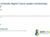 Newcastle University Future Leaders Scholarships 2026 (£10,000 Masters Funding for Nigerian Students) Newcastle University Future Leaders Scholarships 2026 (£10,000 Masters Funding for Nigerian Students)