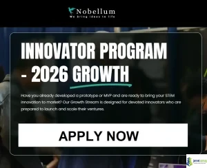 Nobellum Growth Stream Innovator Program 2026 in Canada (Accelerator with Co-working & Media Training)
