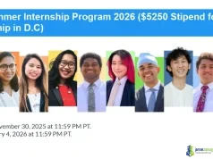OCA Summer Internship Program 2026 ( 5250 Stipend for AANHPI Leadership in D.C)
