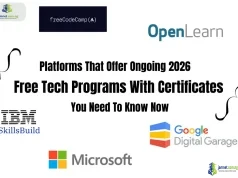 Platforms That Offer Ongoing 2026 Free Tech Programs With Certificates You Need To Know Now
