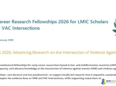 SVRI Early Career Research Fellowships 2026 for LMIC Scholars on VAW and VAC Intersections SVRI Early Career Research Fellowships 2026 for LMIC Scholars on VAW and VAC Intersections