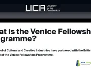 Venice Fellowships Programme 2026 (UCA & British Council Creative Opportunity in Italy) Venice Fellowships Programme 2026 (UCA & British Council Creative Opportunity in Italy)