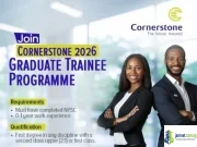 Fully Funded Cornerstone Insurance Plc Graduate Trainee Program 2026 Cornerstone Insurance Plc Graduate Trainee Program 2026