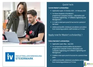 Federation of Styrian Industries Scholarships 2026 in Austria (Computer Science & Robotics Grants)