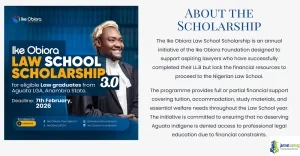 Fully Funded Ike Obiora Law School Scholarship 3.0