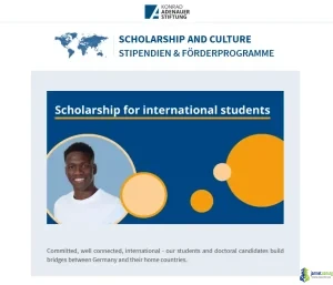 Fully Funded Konrad Adenauer Stiftung (KAS) Scholarship 2026 in Germany for International Students