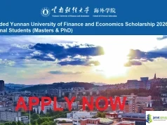 Fully Funded Yunnan University of Finance and Economics Scholarship 2026 for International Students (Masters & PhD) Fully Funded Yunnan University of Finance and Economics Scholarship 2026 for International Students (Masters & PhD)