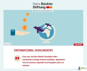 Hans Böckler Stiftung PhD Scholarships 2026 for International Students in Germany