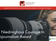 IWMF Anja Niedringhaus Courage in Photojournalism Award 2026 (20,000 Cash Prize)