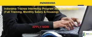Indorama Trainee Internship Program 2026 for Nigerians (Full Training, Monthly Salary & Housing)