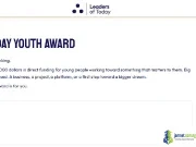 Leaders of Today Award 2026 ($1,000 Youth Leadership Funding in Canada) Leaders of Today Award 2026
