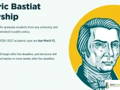Mercatus Center Frédéric Bastiat Fellowship 2026-2027 (5,000 Graduate Stipend)