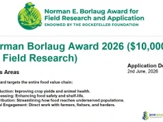 Norman Borlaug Award 2026 ($10,000 for Field Research) Norman Borlaug Award 2026 (10,000 for Field Research)