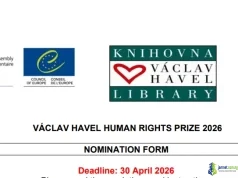 PACE Václav Havel Human Rights Prize 2026 (€60,000 Award) PACE Václav Havel Human Rights Prize 2026 (€60,000 Award)
