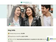 Study a Bachelor’s in the USA Scholarship 2026 ($5,000 Award for International Students) Study a Bachelor’s in the USA Scholarship 2026 ($5,000 Award for International Students)