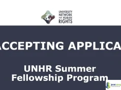 University Network for Human Rights (UNHR) Summer Fellowship 2026 Internship in Lisbon University Network for Human Rights (UNHR) Summer Fellowship 2026 Internship in Lisbon