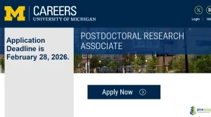 University of Michigan Postdoctoral Research Associate Program 2026