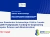 Arbour Foundation Scholarships 2026 in Canada ($30,000 Postgraduate Funding for Engineering Computer Science and Administration)