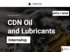 CDN Oil and Lubricants Internship 2026 (₦100,000 Monthly Stipend)