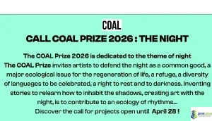 COAL Prize 2026 (€12,000 Artist Grant for the Theme of Night)