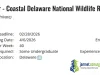 Coastal Delaware National Wildlife Refuge Fellowship 2026