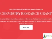 Fully Funded Chemistry Research Grant 2026 by Professor Abayomi Oluwatosin Jiboku Foundation Fully Funded Chemistry Research Grant 2026 by Professor Abayomi Oluwatosin Jiboku Foundation