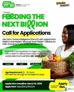 Fully Funded Feeding the Next Billion Fellowship 2026
