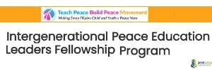 Intergenerational Peace Education Leaders Fellowship 2026