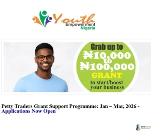Petty Traders Grant Support Programme 2026