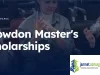 Snowdon Master’s Scholarship 2026 (£30,000 for Disabled Leaders)