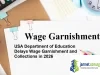 Student Loan Relief Update - USA Department of Education Delays Wage Garnishment and Collections in 2026
