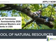 University of Tennessee Graduate Assistantship 2026 for International Masters and PhD Students in USA University of Tennessee Graduate Assistantship 2026 for International Masters and PhD Students in USA