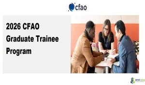 2026 CFAO Graduate Trainee Program