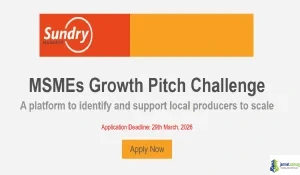 2026 Sundry Markets MSMEs Growth Pitch Challenge (Startup Funding)