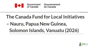 Canada Fund for Local Initiatives 2026