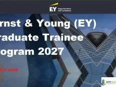 Ernst & Young (EY) Graduate Trainee Program 2027 Ernst & Young (EY) Graduate Trainee Program 2027