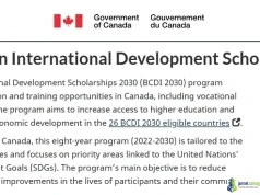 Fully Funded Canadian International Development Scholarship 2030 Fully Funded Canadian International Development Scholarship 2030