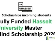 Fully Funded Hasselt University Master Mind Scholarship 2026 Fully Funded Hasselt University Master Mind Scholarship 2026