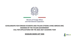 Fully Funded Italian Government Scholarship (MAECI) 2026