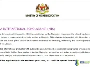 Fully Funded Malaysia International Scholarship (MIS) 2026 Fully Funded Malaysia International Scholarship (MIS) 2026