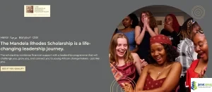 Fully Funded Mandela Rhodes Scholarship 2026