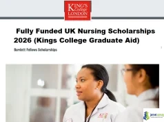 Fully Funded UK Nursing Scholarships 2026 (Kings College Graduate Aid)