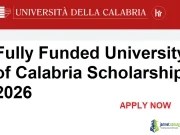 Fully Funded University of Calabria Scholarship 2026 Fully Funded University of Calabria Scholarship 2026