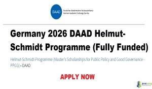 Germany 2026 DAAD Helmut-Schmidt Programme (Fully Funded)