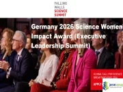Germany 2026 Science Women’s Impact Award (Executive Leadership Summit) Germany 2026 Science Women’s Impact Award (Executive Leadership Summit)