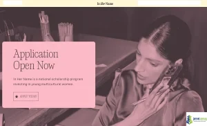 In Her Name Scholarship 2026