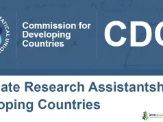 International Mathematical Union (IMU) Graduate Research Assistantships 2026 International Mathematical Union (IMU) Graduate Research Assistantships 2026