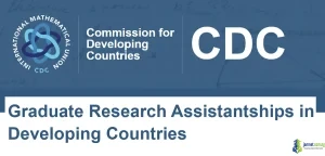 International Mathematical Union (IMU) Graduate Research Assistantships 2026